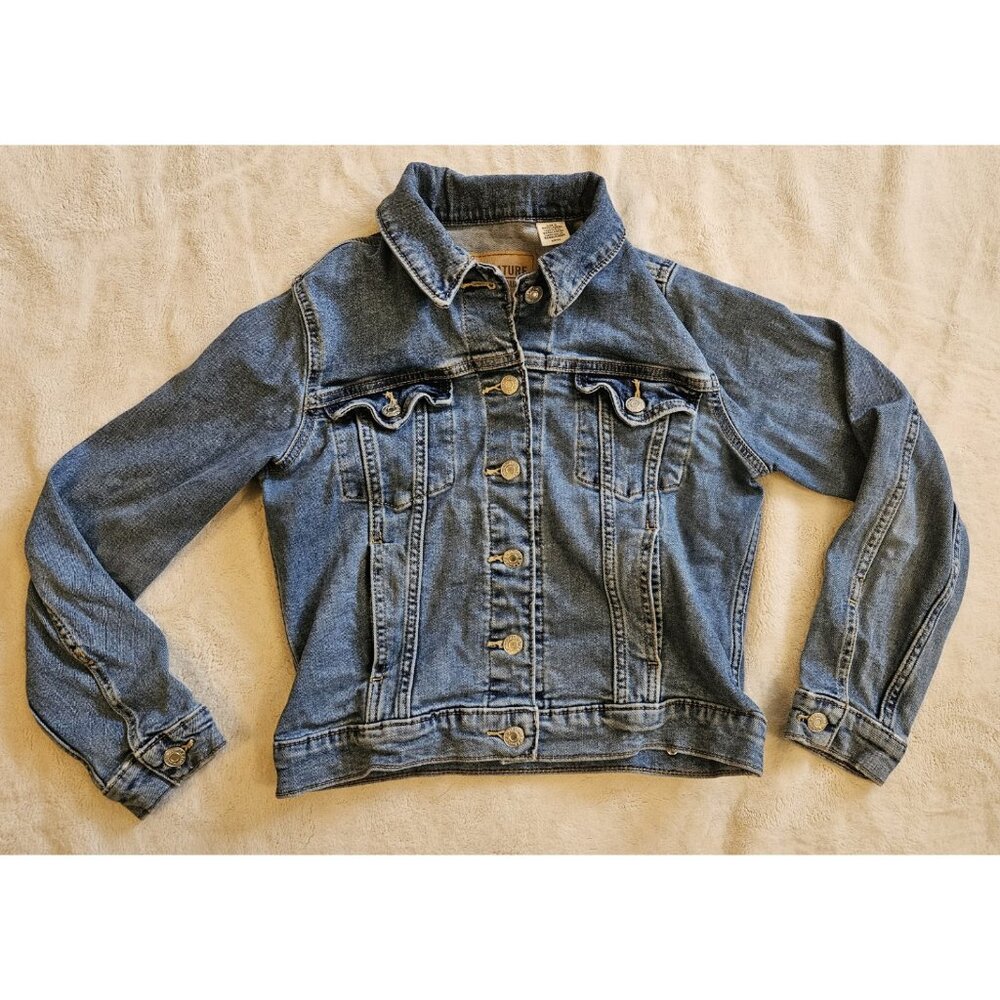 WOMEN'S LEVI STRAUSS & CO CLASSIC DENIM TRUCKER JEAN JACKET SIZE SMALL